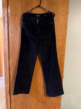 Judy Blue Black Corduroy Wide Leg Pants